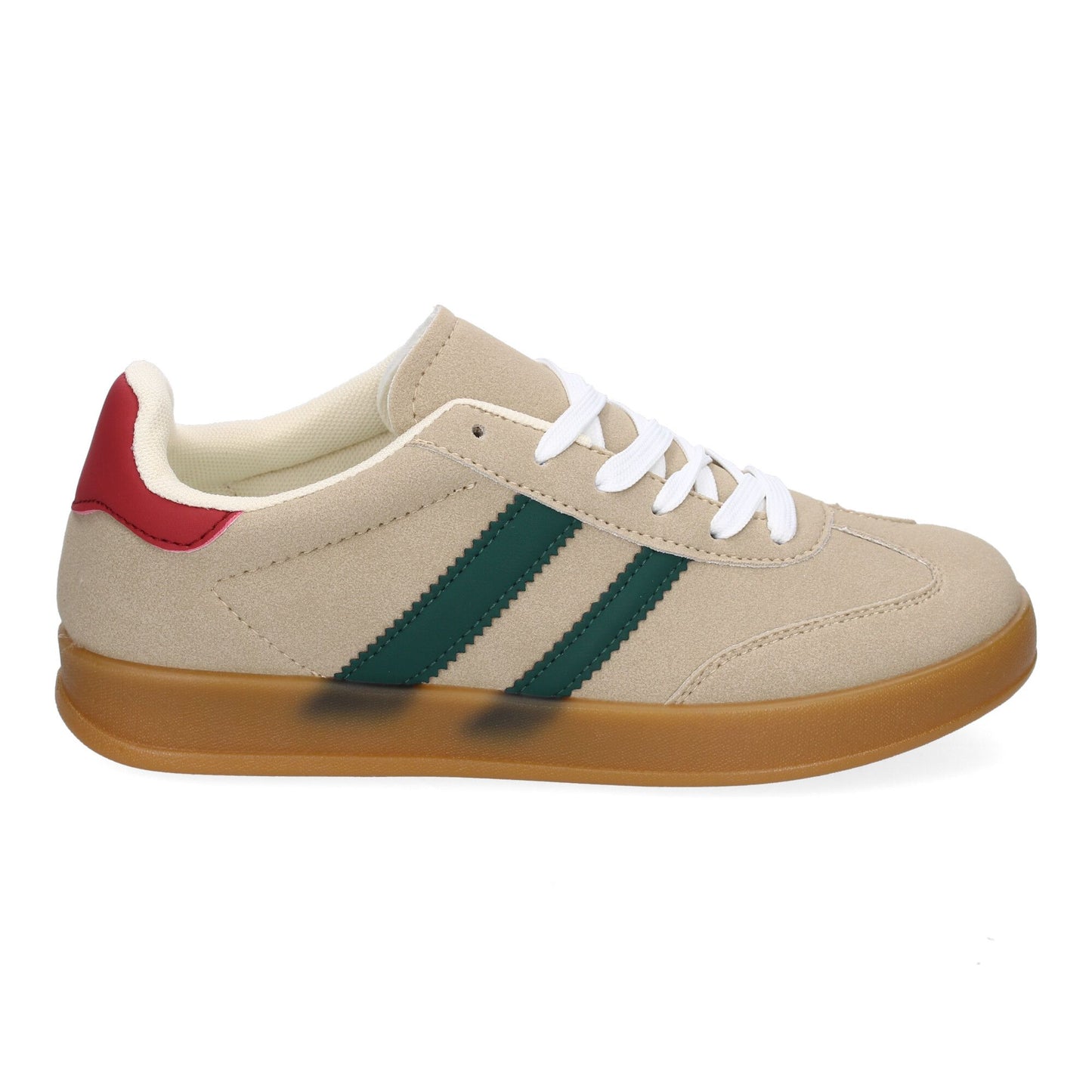 Zapatillas color kaki para mujer
