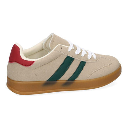 Zapatillas color kaki para mujer